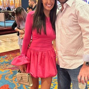 Bubble hem sleeve + dress